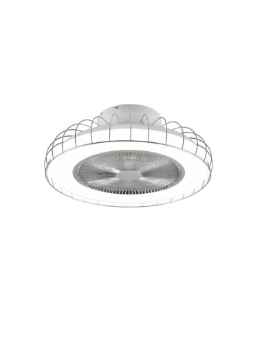 Ventilador plafón con luz LED regulable SANDFJORD| LeonLeds