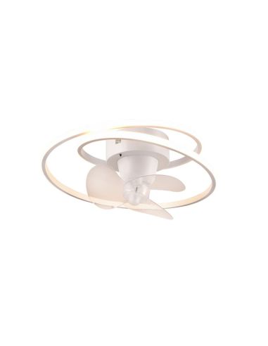 MKYOKO Ventilateur de Plafond avec Lumière, Lumières de Ventilateur de  Plafond à LED avec Télécommande, Changement de Couleur Intelligent à 3  Lumières et 6 Vitesses (Color : B-Gold) : : Luminaires et Éclairage