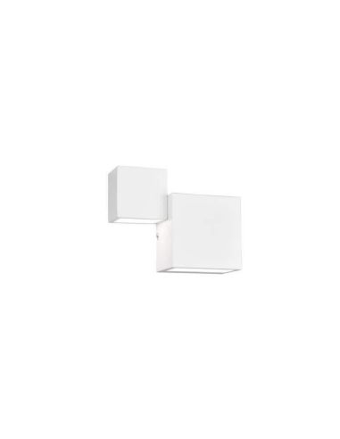 Aplique de pared LED cuadrado doble MIGUEL | LeonLeds