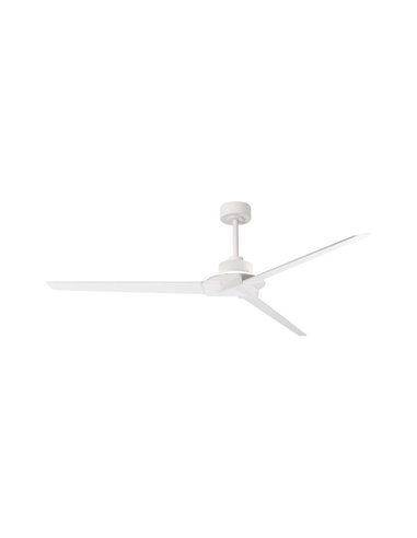 Ventilador de techo luz LED indirecta 20W BRISA Ø175cm 40W Blanco+Madera 2700K-5000K, 1400 Lm aspas reversibles