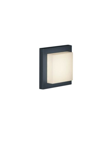 Arandela/placa de teto para ambientes externos HONDO quadrada | LeonLeds