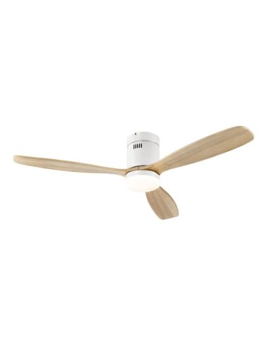 Ventilateur de plafond LED SIROCO dimmable IP20 avec lumière | LéonLeds