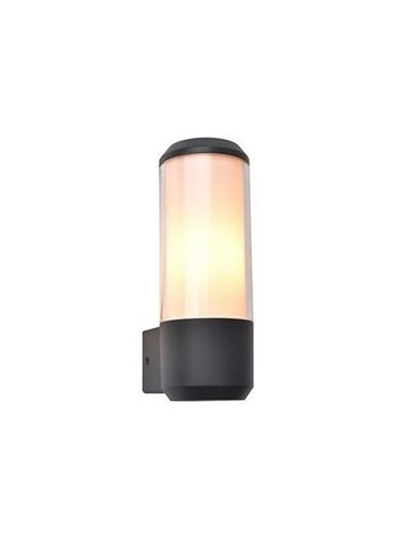 Lampe d'extérieur cylindrique à feuilles persistantes HEROS 15W E27 IP44 avec ou sans capteur