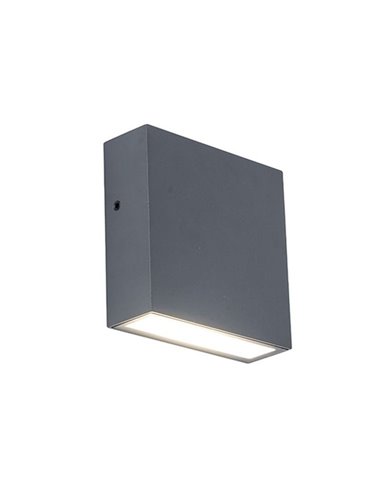 Aplique de exterior LED GEMINI XF 3000K/4000K negro/antracita