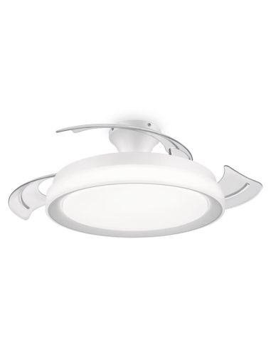 Ventilador de teto retrátil LED Philips BLISS | LeonLeds. com