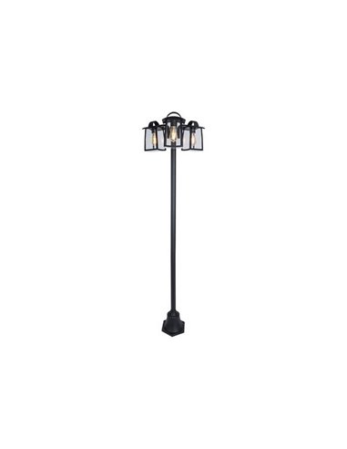 Lampadaire extérieur KELSEY de 1,91 mètres avec 3 Luminaires E27