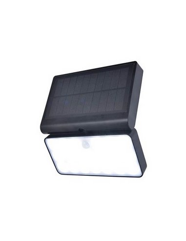 Aplique solar de parede TUDA para exterior com painel solar 1/3 Luzes com sensor de movimento e controle de voz