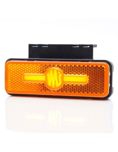 Galibo Lateral LED rectangular con intermitente y Catadioptrico con Soporte 12V-24V SM1 IA 5 W254 | LeonLeds