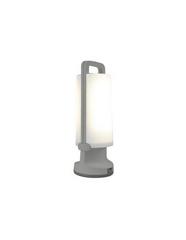 Lampe d'extérieur LED solaire portable DRAGONFLY gris ou blanc 4000K