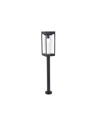 Farol LED solar FLAIR com vidro transparente e lâmpada de filamento incluída E27 + Vidro sobressalente