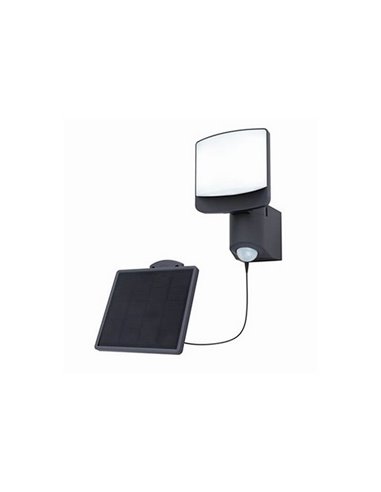 Aplique SUNSHINE para exterior com painel solar independente (cabo de 5m) e sensor de movimento antracite