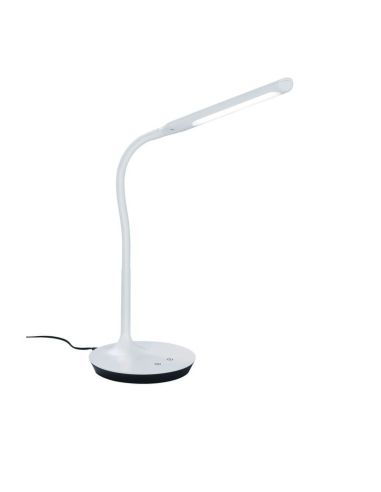 Lampe de table style Flexo LED POLO 4 niveaux de luminosité | LéonLeds