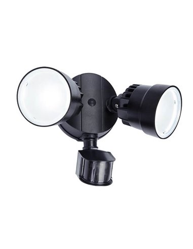 Lampe de sécurité pour vélo SHRIMP 2 LED, version améliorée, noir mat avec capteur de mouvement 5000K