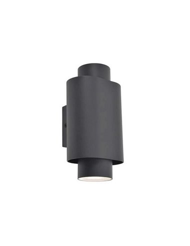 Aplique LED de pared exterior CYPRES con 2 luces up&down GU10 14W