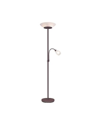 Lampadaire Bras de lecture flexible GERRY 2 Lumières Indépendantes | LéonLeds