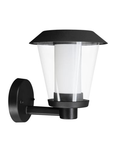 Farol de pared LED exterior PATERNO con tubo de luz blanco 3.7W 320Lm 3000K IP44