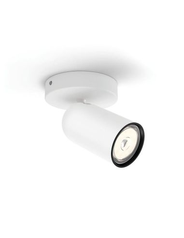 PONGEE Spot ajustável branco para teto/parede | Leon Leds-Led ...