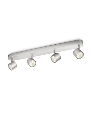 Barrette de 4 Spots LED Orientables STAR 4x4,5W IP20 | LéonLeds