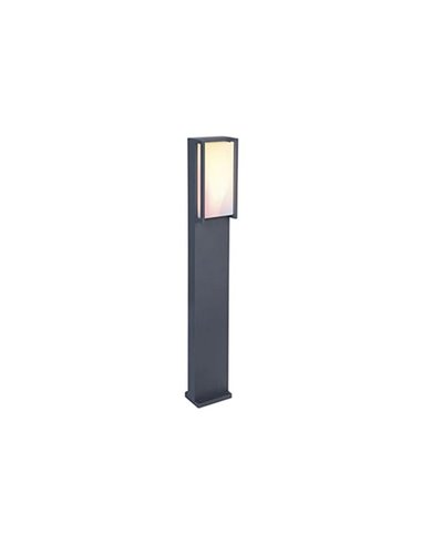 Columna LED QUBO para exterior con control por voz 2700-6500K + RGB 16W IP54 -LUTEC Connect-