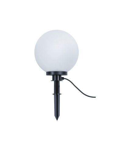 Farol exterior formato bola branco BOLO Ø30cm IP44 | LeonLeds