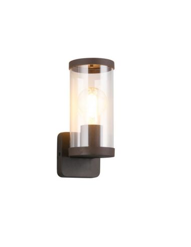 Applique d'extérieur BONITO Ampoule IP44 Finition Oxyde | LéonLeds