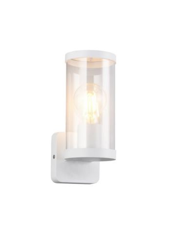 Aplique de parede exterior BONITO branco IP44 | LeonLeds