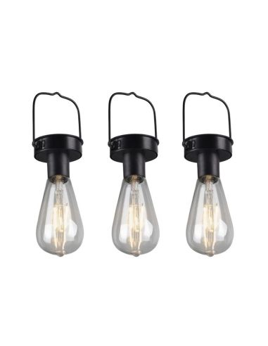 Pack de 3 Lampes Solaires LED CAMPUS Capteur de Mouvement et Batterie Rechargeable | LéonLeds