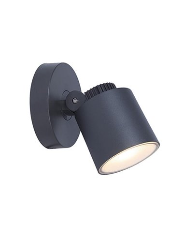 Aplique exterior de pared LED EXPLORER 300K antracita 5,9W IP54