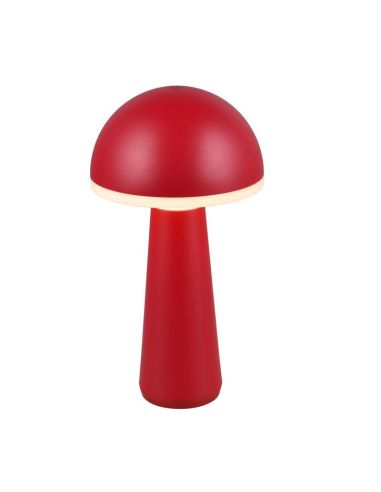 FUNGO Lampe de table LED style champignon Batterie USB-C Intensité réglable | LéonLeds