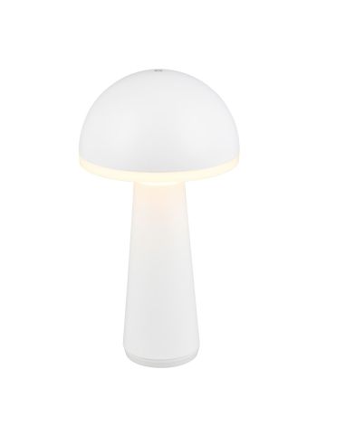 FUNGO Lampe de table LED style champignon Batterie USB-C Intensité réglable | LéonLeds