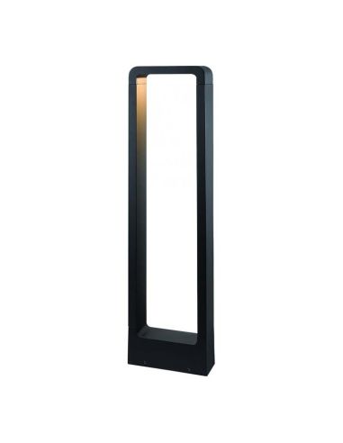 Gyrophare LED Extérieur Aluminium Verre Sibila Anthracite 5W Blanc Chaud Design moderne | leonleds