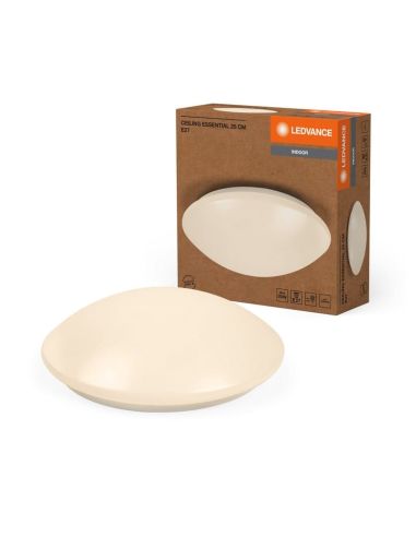 Plafonnier Gamme ESSENTIAL Ø25CM Source lumineuse sans 1xE27 IP20 | LéonLeds