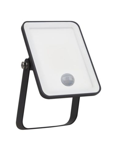 Projetor LED 10W com Sensor Preto Faixa ESSENCIAL 3000K/4000k/6500K IP65 para Exterior | LeonLeds