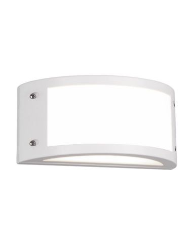 Aplique de pared exterior LED KENDAL ↔25cm Blanco | LeonLeds