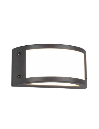 Arandela LED para exterior KENDAL ↔25cm 1400lm 3000K IP54 Preto | LeonLeds