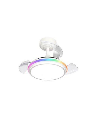 Ventilador ANTILA Mini XS RGB LED Branco 40W 3500Lm CCT Dim