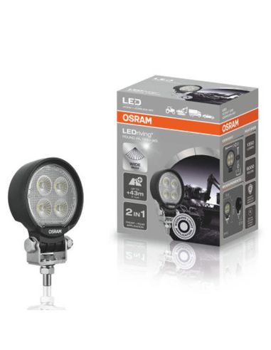 Potente mini luz de trabalho redonda LED 12V 24V 1.450Lm e 12W ECE R10 e ECE R148 VX80-WD Osram | LeonLeds