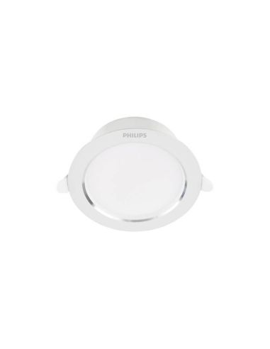 Downlight LED Encastrable DIAMOND CUT G2 3,5W Lumière Chaude 3000K Ø95mm Blanc | LéonLeds