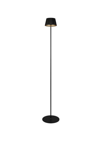 Lampadaire LED Fonction Tactile SUAREZ Dimmable 1,5W Lumière Chaude 3000K Noir | LéonLeds