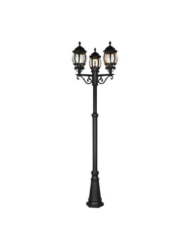 Farola para Exterior Vintage 3 Farolillos ELVO IP23 | LeonLeds