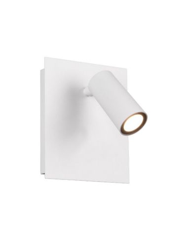 Aplique LED Pared Exterior 1 Foco TUNGA 3000K IP54 Blanco | LeonLeds