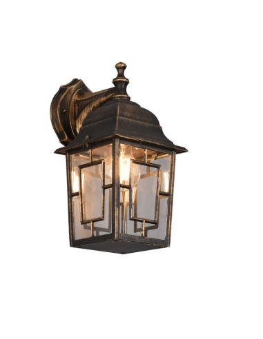 Applique d'extérieur vintage VOLTURNO max. 60W IP23 | LéonLeds