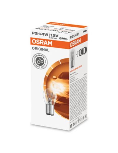 Ampoule P21/4W 12V Original 2 Pôles Cap BAZ15d 7225 Osram