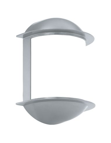 Lámpara de Pared Exterior LED aluminio ISOBA 7W IP44 plata