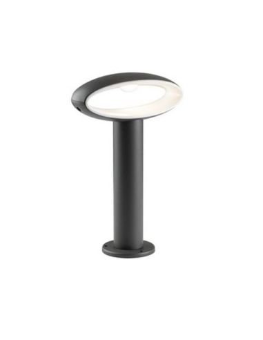 Farol LED exterior pequeno oval 30cm VILO 8W 3000K IP65 | LeonLeds