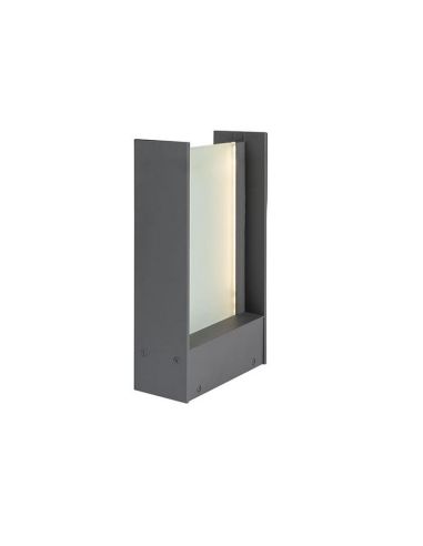 Baliza Exterior LED 30cm Pantalla Cristal MATIA 18W 3000K IP65 | LeonLeds