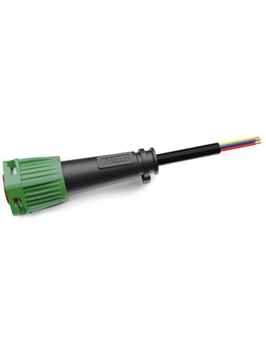 Conector Bajonet 6 PIN Verde con 1 metros de cable Fristom | LeonLeds