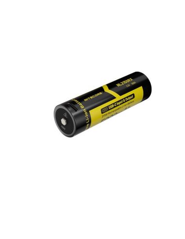 Batería Recargable NL2150RX 21700 5000mAh 3,6 V 21700 USB-C | LeonLeds