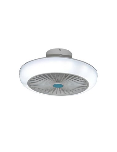 Haut-parleur de ventilateur de plafond LED Iris DC 25W 2200Lm CCT RGB Dim