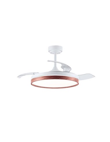 Ventilador de Techo LED con aspas plegables PANAM Cerezo 72W 7920Lm CCT